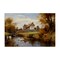 Stupell Industries Ducks in Cottage River Canvas Wall Art Design by Petal Prints Design